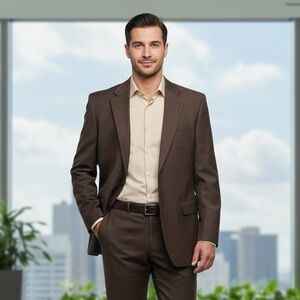 Classic Lauren Ralph Lauren Brown Men's Blazer 44R